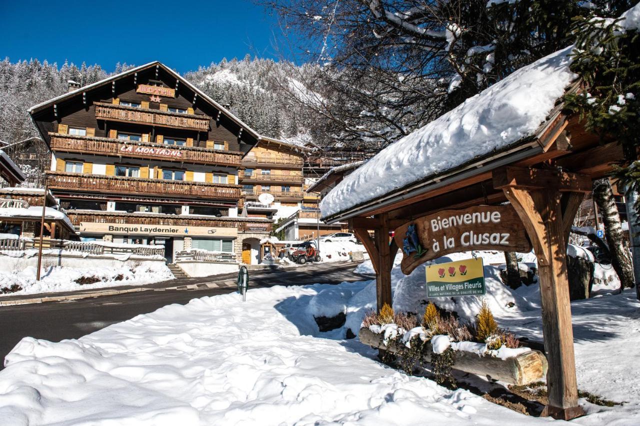Hotel La Montagne ラ・クリュサ エクステリア 写真