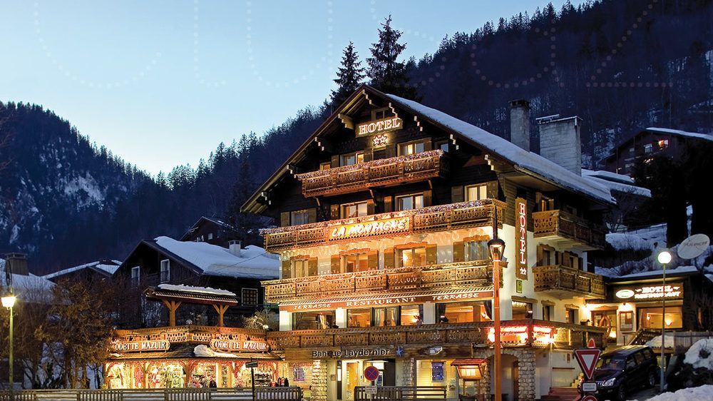 Hotel La Montagne ラ・クリュサ エクステリア 写真